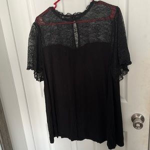 Black Lace Top